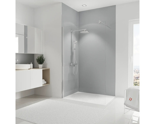 SCHULTE Douche-achterwandset DecoDesign grijs 255x90 cm