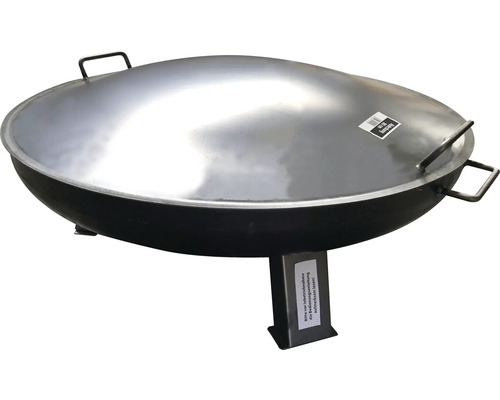 Vuurschaal met deksel en handvatten