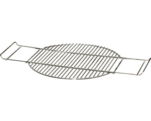 Metalen grillrooster met handgrepen voor barbecue
