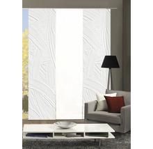 HOME FASHION Paneelgordijn Talia wit 60x245 cm set van 3