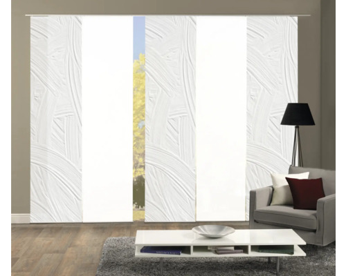 Decoratief schuifgordijn in de woonkamer