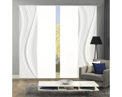 Decoratief schuifgordijn in de woonkamer