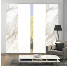 HOME FASHION Paneelgordijn Sumami wit 60x245 cm set van 4