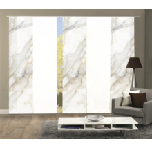 HOME FASHION Paneelgordijn Sumami wit 60x245 cm set van 5
