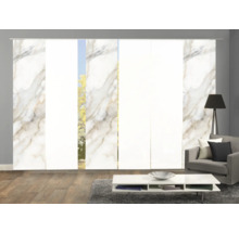 HOME FASHION Paneelgordijn Sumami wit 60x245 cm set van 6