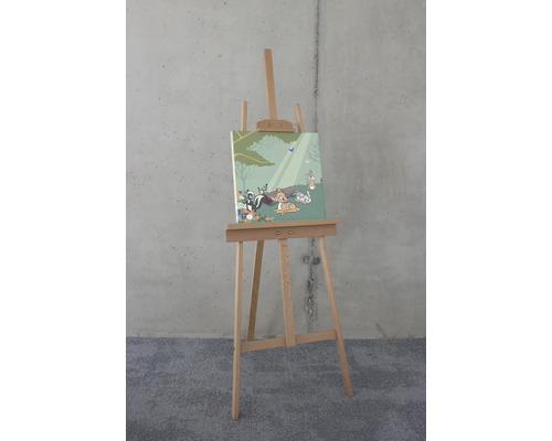 Houten schildersezel met canvas voor kinderen