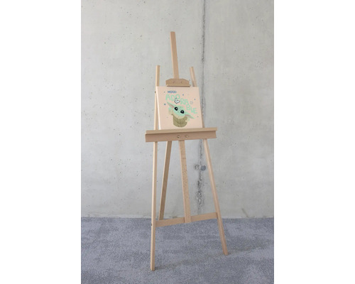 Ezel met canvas en kindermotief