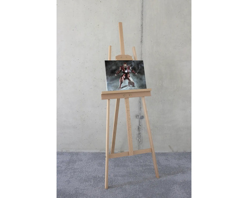 Ezel met canvas schilderij