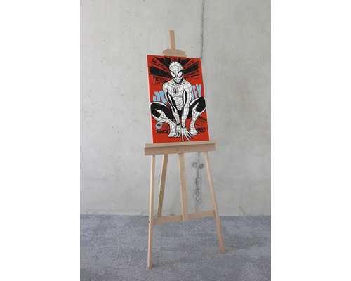 Spider-Man canvas op een schildersezel