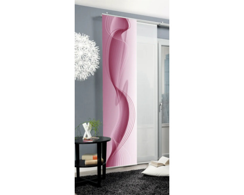 Decoratief schuifgordijn met abstract patroon voor raamdecoratie