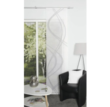 HOME FASHION Paneelgordijn Tiberio grijs 60x245 cm