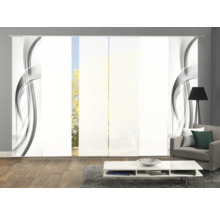 Kamer met schuifgordijnen met abstract ontwerp