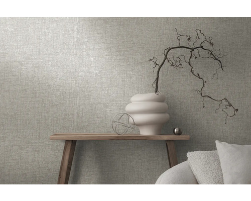 Stijlvol behang met textuureffect in de woonkamer