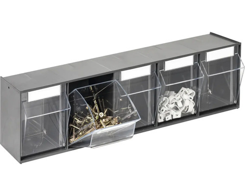 Schroefrek met schroeven en klemmen