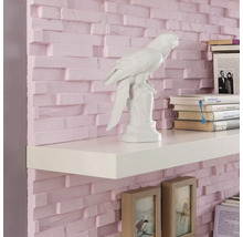 DECOSA Wandpaneel kunststof steen wit 50x20 cm 5 stuks