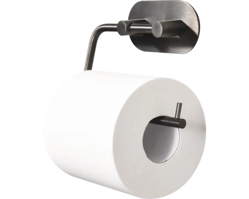 Toiletpapierhouder van metaal met toiletpapierrol