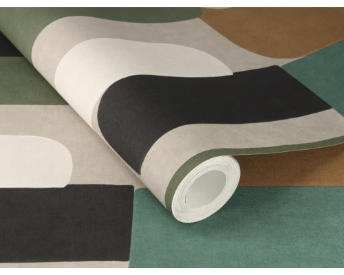 Behangrol met geometrisch patroon