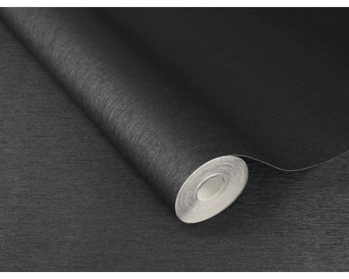 Rol zwart behang met textuur