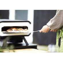 COZZE Pizzaoven elektrisch 17" 230V 2200W, RVS zwart 60,5x60,5x30,5 cm