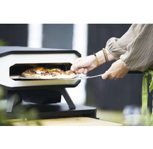 COZZE Pizzaoven elektrisch 17" 230V 2200W, RVS zwart 60,5x60,5x30,5 cm