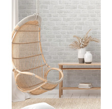 A.S. CRÉATION Vliesbehang 38637-2 Natural Living steenoptiek grijs