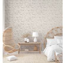 A.S. CRÉATION Vliesbehang 38637-3 Natural Living steenoptiek beige