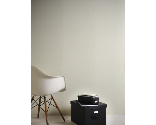 Wanddecoratie met stoel en opbergdozen