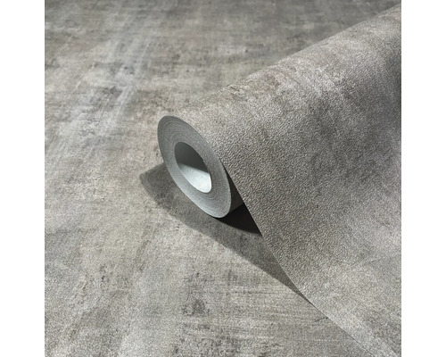 Rol papieren behang met betonlook
