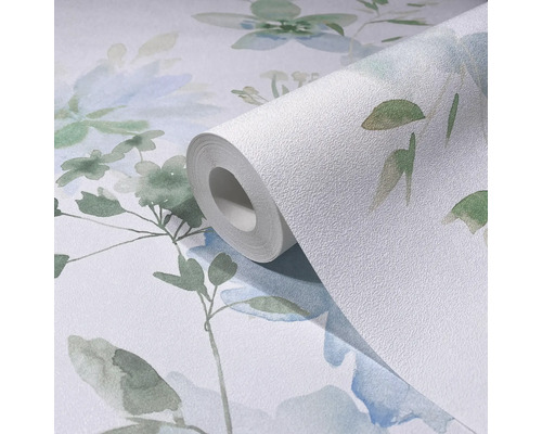 Rol vinylbehang met bloemmotief