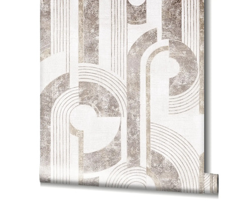 Rol behang met geometrisch patroon
