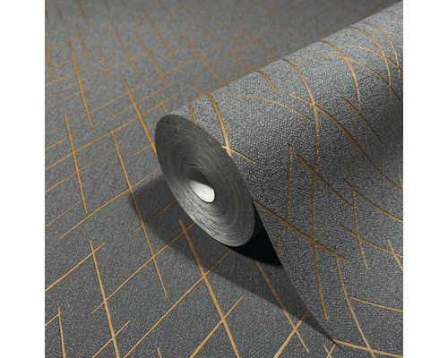 Rol behang met een geometrisch lijnenpatroon