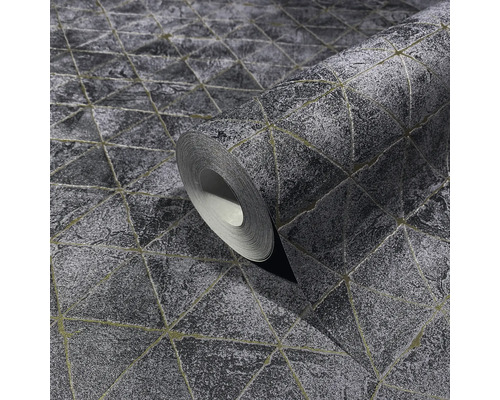 Behangrol met geometrisch driehoekpatroon