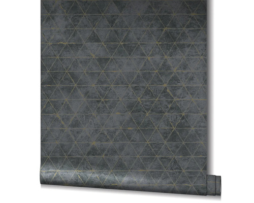 Rol behang met grafisch driehoekpatroon