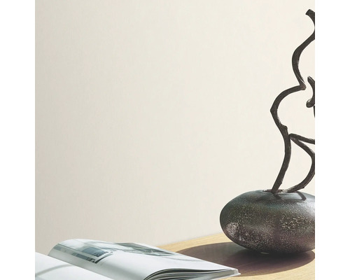 Lichte muur met decoratie en open boek