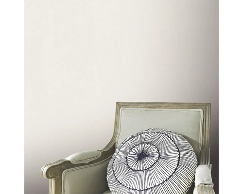 Fauteuil met rond sierkussen