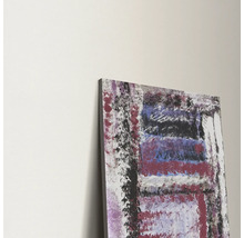 Abstract canvas schilderij met kleurschakeringen