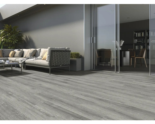 Wand- en vloertegel BERGEN grijs 20 x 120 cm gerectificeerd