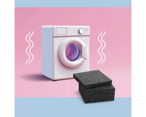 Wasmachine met antitrillingsmatten voor apparaten