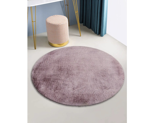 Rond vloerkleed, hoogpolig