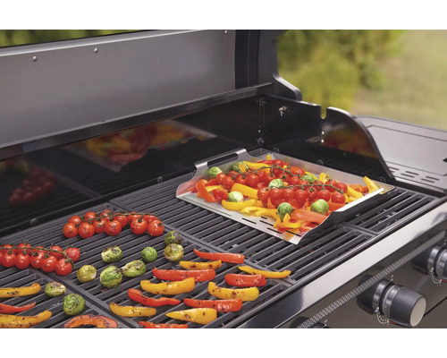 Groenten bereid op een barbecue.