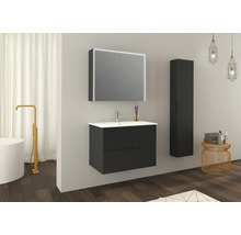 JUNGBORN Wastafelonderkast SEDICI 57x80x50 cm zwart