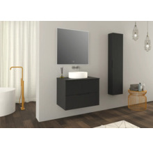 JUNGBORN Wastafelonderkast SEDICI 57x80x50 cm zwart