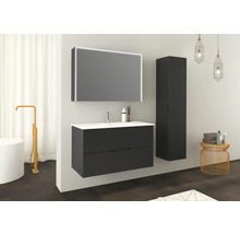 JUNGBORN Wastafelonderkast SEDICI 57x100x50 cm zwart