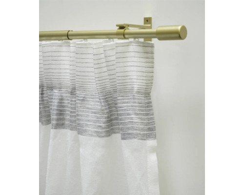 Gordijnroede met gordijn