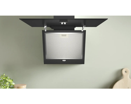 Plafond afzuigkap in een keuken