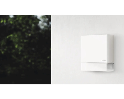 Steinel Logo op een lichtsensor voor wandmontage