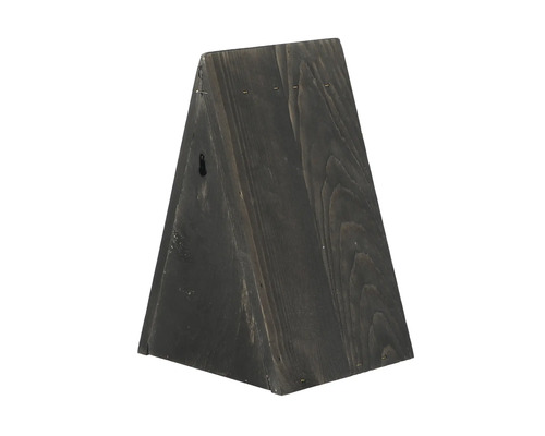 Driehoekige houten fotolijst voor wandmontage