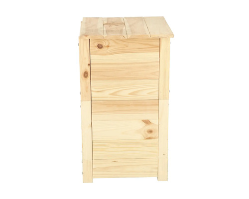 Houten kast met twee deuren