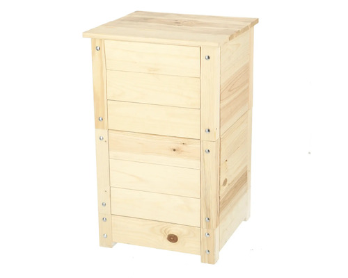 Houten compostbak voor de tuin
