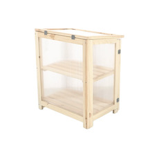 Houten minikas met twee planken